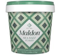 Maldon - Sea Salt Flakes, Unique Pyramid Shaped Salt Flakes, Perfect for a Wide Range of Dishes, Hand-Harvested for Four Generations, 570g Tub