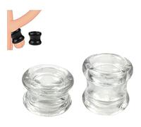 Male 2 Silicone Ball Stretchers, Portable Fitness Ring Accessory For Muscle Strengthening (S+M) - D-2 （Transparent）