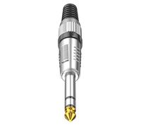 Male Adapter 24K Gold Contact Corrosion Resistant Contact Studio Microphone Reinforced Thread Hifi Hearing Adapter