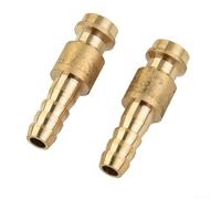 Male Adapter for Gas and Water Quick Connection to For TIG Welding Torch Intake with Optional Tip Diameters 6mm 8mm 10mm (10MM)