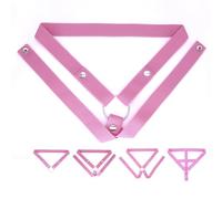 Male Adjustable Chastity Cage Belt, Interesting Waist Straps for Chastity Device Accessories to Prevent Slipping Down -UKGA29Z (Pink-Three-Way, A:Same &Cheaper)