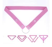 Male Adjustable Chastity Cage Belt, Interesting Waist Straps for Chastity Device Accessories to Prevent Slipping Down -UKGA29Z (Pink-Two-Way, A:Same &Cheaper)