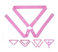 Male Adjustable Chastity Cage Belt, Interesting Waist Straps for Chastity Device Accessories to Prevent Slipping Down -UKGA29Z (Pink-Four-Way, A:Same &Cheaper)