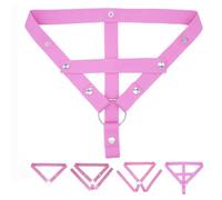Male Adjustable Chastity Cage Belt, Interesting Waist Straps for Chastity Device Accessories to Prevent Slipping Down -UKGA29Z (Pink-T-Shaped, A:Same &Cheaper)