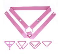 Male Adjustable Cock Cage Belt, Practical Waist Straps for Penis Chastity Device to Prevent Slipping Down -UKGA29Z (Pink-Three-Way, B:Same &Cheaper)