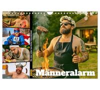 Male alarm - A year full of glorious masculinity UK-Version (Wall Calendar 2026 DIN A4 Landscape), CALVENDO 12 Month Wall Calendar