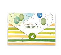 Male and Female Confirmation Card - Money Holder, with Label Close Envelope, 11 x 16 cm (Unisex Balloons)