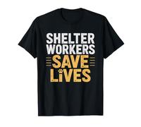 Male Animal Shelter Worker Man Who Loves Saving Animals T-Shirt