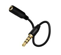 Male Audio Jack 3.5 Adaptater Cable to female Jack earphone extenstion cord