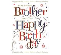 Male Birthday Card - (CO-ML220) - Brother - With A Foiled Finish