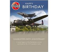 Male Birthday Card for Him - General Card for Men/Boys - Airfix Aircraft Design - RAF Dambusters Planes - Made in the UK - Eco-Friendly