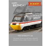 Male Birthday Card for Him - General Card for Men/Boys - Hornby Railway Design - Intercity Diesel Train - Made in the UK - Eco-Friendly