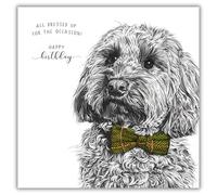 Male Birthday Card for Him - General Card for Men - Cockapoo Dog Design - Made in the UK - Eco-Friendly