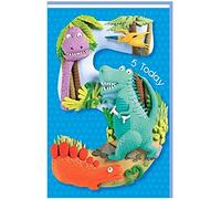 Male Birthday Card (PR-MAP077) - 5th Birthday - From Paper Rose - With An Embossed Finish