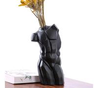 Male Body Vase - Body Art Vase, Modern Male Body Art Design Aesthetic Ceramic for Indoor Plants | Human Body Art Vase, Creative Nude Man Statue Art Vase for Flowers, 3.54x3.54x8.66 inches