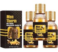 Male Breast Development Heated Oil,Bee Venom Gynecomastia Heating Oil,Strengthen The Chest Muscles,Men's Special Skin
