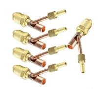 Male Cable Connector TIG Fitting Gas Separate Interface for WP9 WP17 WP26 Water Cooled Torches High Grade Copper Quick Install 85mm(WP26)