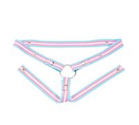 Male Chastity Belt Chastity Cage Chastity Device Anti-Off Auxiliary Chastity Strap Three-Way Elastic Bondage Cock Cage Adjustable Belt Sex Toys