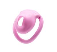 Male Chastity Belt Cock Cage Adult Sex Toy Lightweight Chastity Devices for Man Penis Exercise Small Bondage Cage with 4 Sizes Rings Invisible Lock and Key