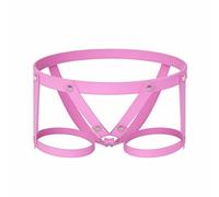 Male Chastity Cage Accessory for CB Lock, Adjustable Chastity Belt Sex Toy for Men, Elastic Wide Band Support Strap for Male Chastity Device