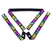 Male Chastity Cage Anti-Off Nylon Elastic Band 2-Way,3-Way & 4-Way Optional,Cock Cage Auxiliary Belt with 5cm Cock Rings (Four-Way Multicolor)