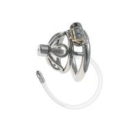 Male Chastity Cage Penis Cock Cage - Breathable Chastity Devices with Urethral Catheter & Invisible Lock for Beginner Penis Exercise, Long-Term Bondage Play