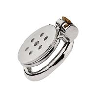 Male Chastity Cage Sissy Skeleton Pseudo Penis Lock with Metal Conduit Anti-Cheating Gay Bondage Cock Cage Sm Erotic Sex Toys Only A Cage 50Mm