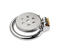 Male Chastity Cage Sissy Skeleton Pseudo Penis Lock with Metal Conduit Anti-Cheating Gay Bondage Cock Cage Sm Erotic Sex Toys Cage-Long Tube 40Mm