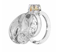 Male Chastity Cage Soft Silicone Cock Cage for Man Penis Exercises Sissy Lightweight Chasity Lock with 6 Plastic Penis Rings & Catheter Adult Sex Toys