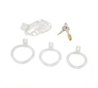 Male Chastity Device Chastity Belt Elastic Band,Anti-Fall Chastity Cage Auxiliary, Men's Chastity Cage Auxiliary Belt, Adjustable Rope Belts for Men Adult Game Sex Toys (cage, Transparent)