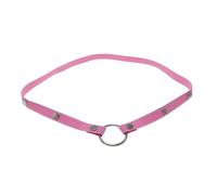Male Chastity Locking Penis Wearing Pants Penis Binding Strap Male Slave Lower Body Adjustment Lock Belt Male Chastity Belts with Ring Pink (38mm)