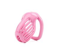 Male Chastity Penis Cage, Plastic Cock Device with Invisible Lock, Adjustable Rings, Lightweight Accessory for Men, Adult Bondage Gear, Couples Role Play