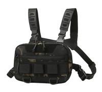 Male Chest Backpack: Multifunction Hiking Bag 20L, Breathable Flesh Race Pack in Oxford Fabric, Backpack with Ventilated Back Net | Portable Chest Bag for Men