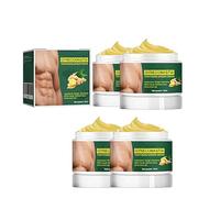 Male Chest Massage Cream，4pc,Gynecomastia Cellulite Reduction Cream Tightening Ginger,Bee Venom Chest Tightening Massage Creame,Natural,Anti Cellulite,Breast Care Plumping,30mL*4