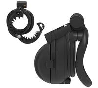 Male Cock Cage with Wolf Tooth Design, Practical Penis Chastity Devices to Tightly Restrain Men -UKGA60Z (Black-Arc Ring, B:Same &Cheaper)