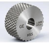 Male Diamond Pattern Knurls for Lathe Machine - 20mm OD x 10mm Width x 6mm Bore (Pitch 1.0 mm)