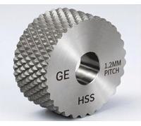 Male Diamond Pattern Knurls for Lathe Machine - 20mm OD x 10mm Width x 6mm Bore (Pitch 1.2 mm)