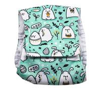 Male Dog Diapers Reusable Washable Super Absorbent Leakproof Adjustable Boy Doggie Pets Pee Wrap (Rabbit M)
