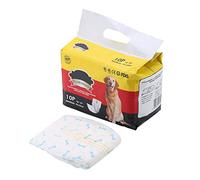 Male Dog Diapers, Ultra Absorbent Disposable Breathable Belly Wraps Nappy with Blue Bone Pattern for Puppies Adult Dogs Incontinence Marking (M)