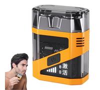 Male Electric Shaver | Face Razor with Display a,Washable Double Head Razor Rechargeable Shaving Tool for Smooth Skin