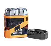 Male Electric Shaver - LED Display Bustache Trimmer | Washable Double Head Shaver, Rechargeable Shaving Tool for Smooth Skin