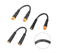 Male-Female 3 Pin Throttle Extension Cable for E-Bikes Designed to Reduce Signal Loss and Improve Throttle Response Accuracy (3 pin public)