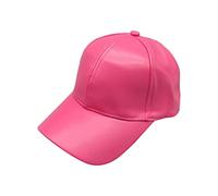 Male Female Baseball Cap Adjustable Soild Men Women Baseball Cap Unisex Hat Baseball Cap Flat, Hot Pink, One Size