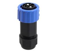 Male Female Energy Storage Connector with 2+1+5 Pins, IP67 Rated for Waterproof and Dustproof Protection, Rated 500V 50A, Suitable for Harsh Environmental Conditions (male head )
