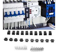 Male Female Wire Jumper Pin Header Connector Housing Kit,100Pcs SM Plug 4 Pin Connector JST-2.54mm