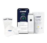 Male Fertility Test Kit with Omega-3 Capsules | ExSeed Home Sperm Testing (2-Pack) and High Strength Supplement | Semen Quality Analysis | Fertility Support for Men | Reproductive Health Support