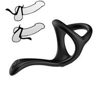 Male Flexible Fitness Ring for Endurance Practice with Long Handle, Lightweight Stretchable Training Ring for Men