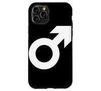 male gender symbol black white masculinity men masculine Case for iPhone 11 Pro