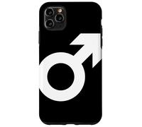 male gender symbol black white masculinity men masculine Case for iPhone 11 Pro Max