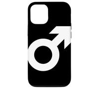 male gender symbol black white masculinity men masculine Case for iPhone 12/12 Pro